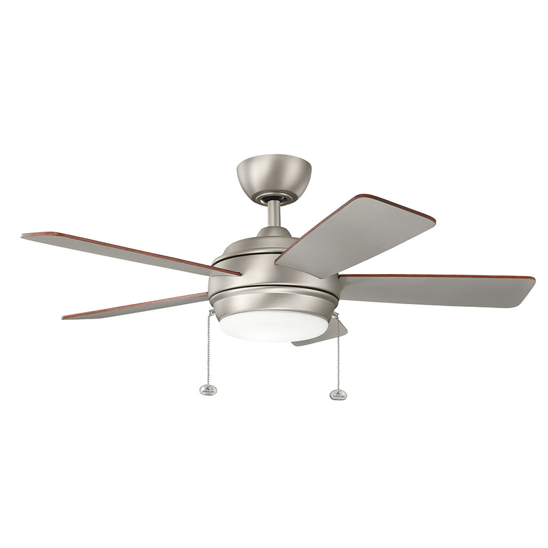 Kichler 330171NI 42``Ceiling Fan, Brushed Nickel Finish - LightingWellCo