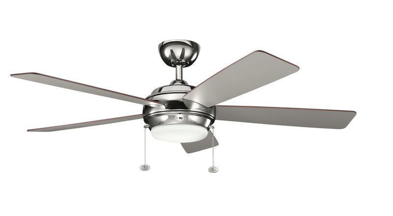 Kichler 330174PN 52``Ceiling Fan, Polished Nickel Finish - LightingWellCo