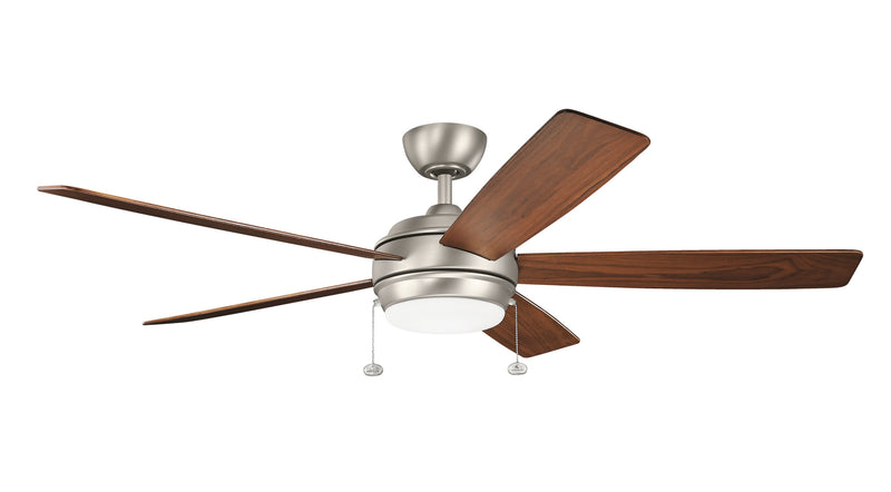 Kichler 330180NI 60``Ceiling Fan, Brushed Nickel Finish - LightingWellCo