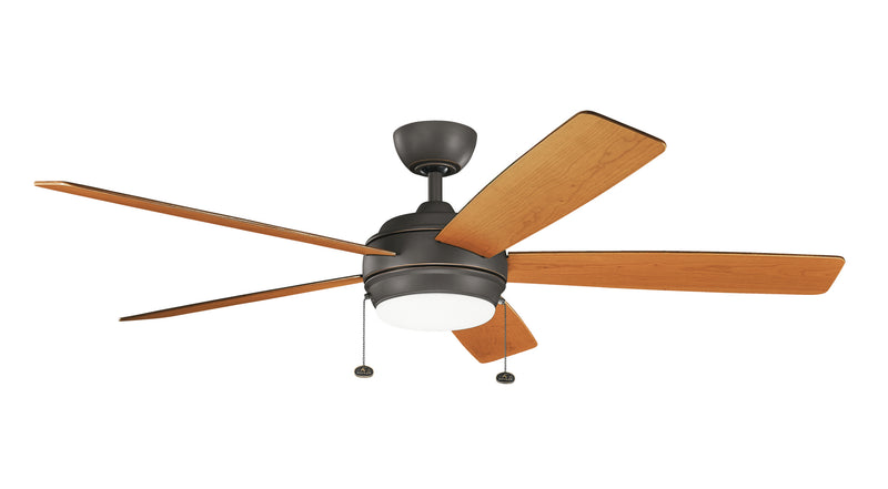 Kichler 330180OZ 60``Ceiling Fan, Olde Bronze Finish - LightingWellCo