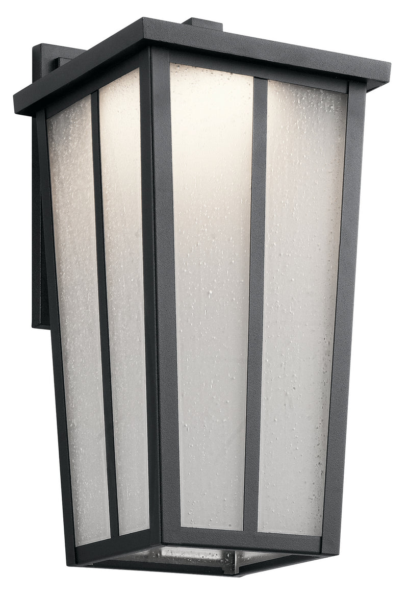 Kichler 49623BKTLED LED Outdoor Wall Mount, Textured Black Finish - LightingWellCo