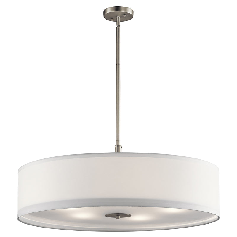 Kichler 42196NI Five Light Pendant, Brushed Nickel Finish - LightingWellCo