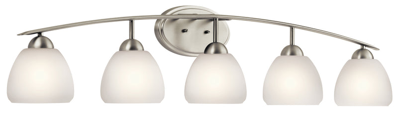 Kichler 45190NI Five Light Bath, Brushed Nickel Finish - LightingWellCo