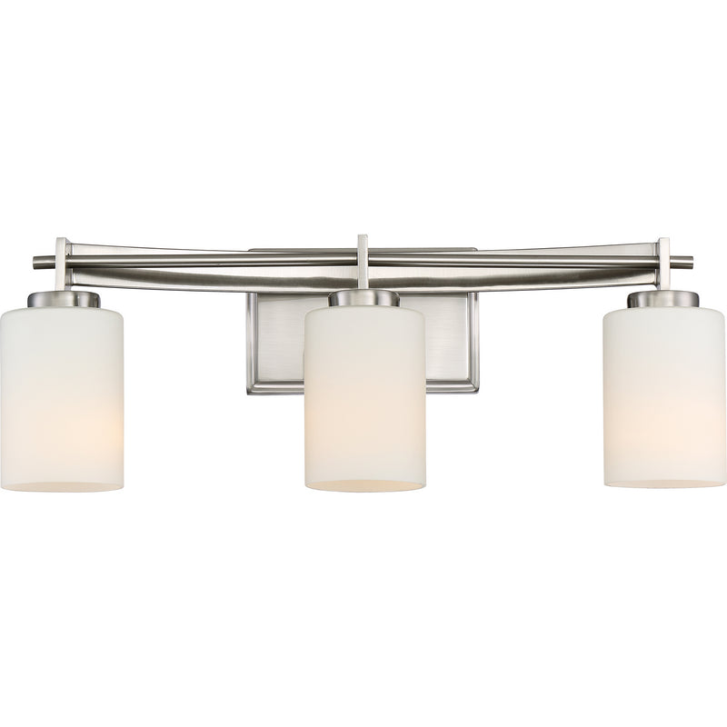 Quoizel TY8603BN Three Light Bath Fixture, Brushed Nickel Finish - LightingWellCo