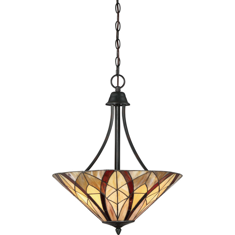 Quoizel TFVY2819VA Three Light Pendant, Valiant Bronze Finish - LightingWellCo