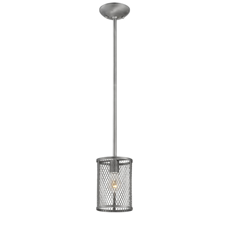 Millennium 3261-BPW One Light Mini Pendant, Brushed Pewter Finish - LightingWellCo