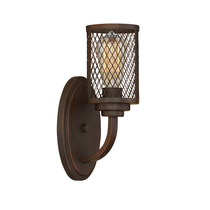Millennium 3271-RBZ One Light Wall Sconce, Rubbed Bronze Finish - LightingWellCo