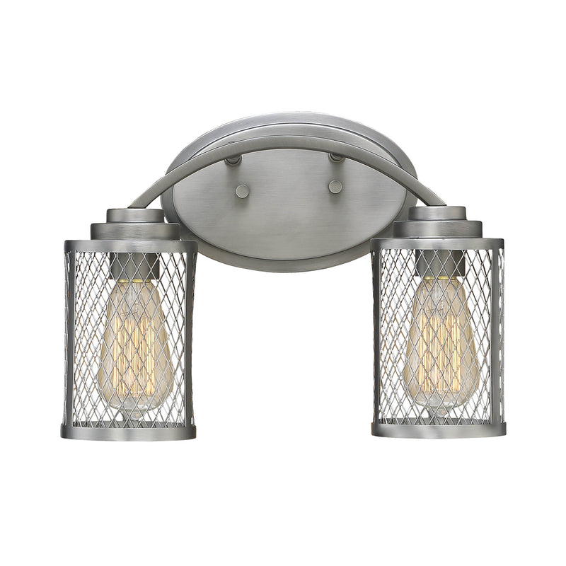 Millennium 3272-BPW Two Light Vanity, Brushed Pewter Finish - LightingWellCo