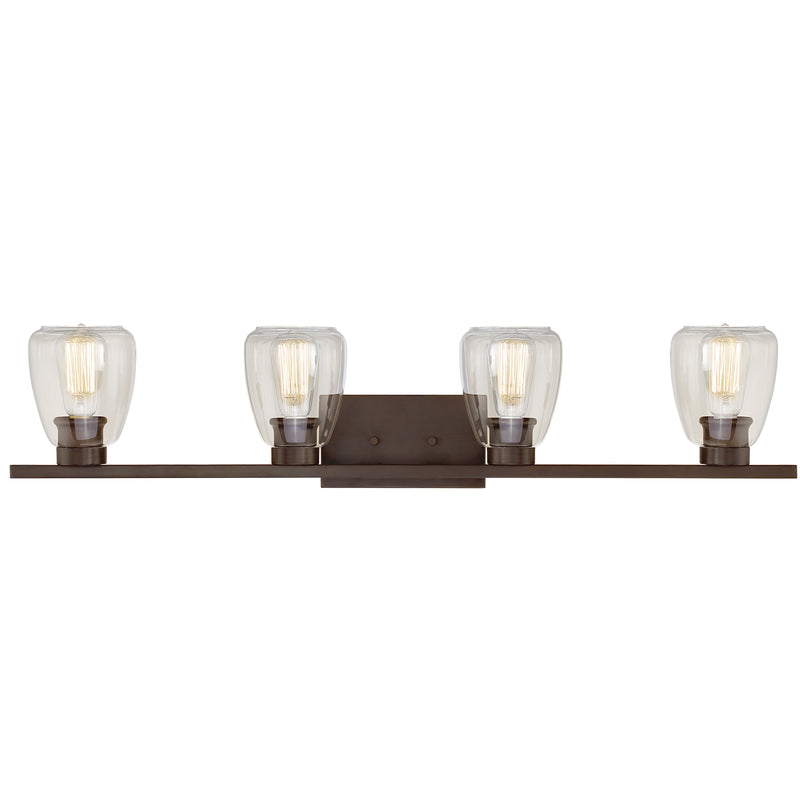 Millennium 364-RBZ Four Light Vanity, Rubbed Bronze Finish - LightingWellCo