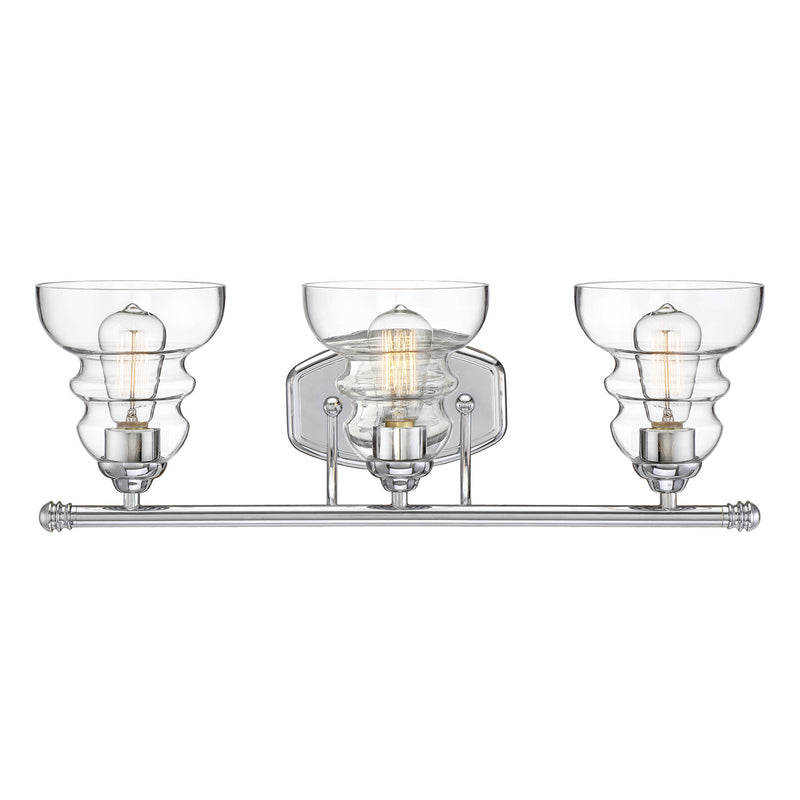 Millennium 7333-CH Three Light Vanity, Chrome Finish - LightingWellCo