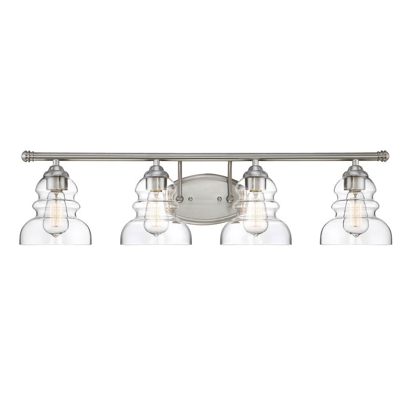 Millennium 7334-SN Four Light Vanity, Satin NIckel Finish - LightingWellCo