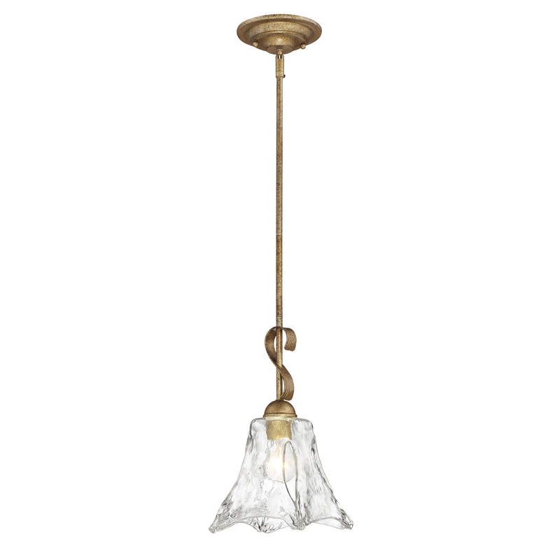 Millennium 7430-VG One Light Pendant, Vintage Gold Finish - LightingWellCo
