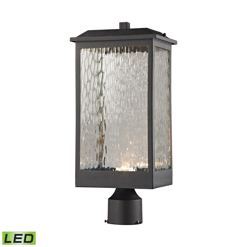 ELK Home 45204/LED LED Outdoor Post Mount, Textured Matte Black Finish - At LightingWellCo