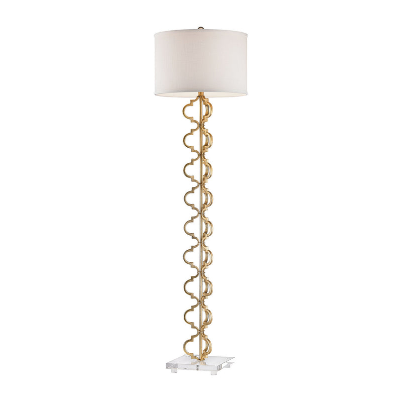 ELK Home D2932 One Light Floor Lamp, Gold Leaf Finish - At LightingWellCo