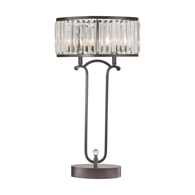 ELK Home D3011 Two Light Table Lamp, Bronze Finish - At LightingWellCo