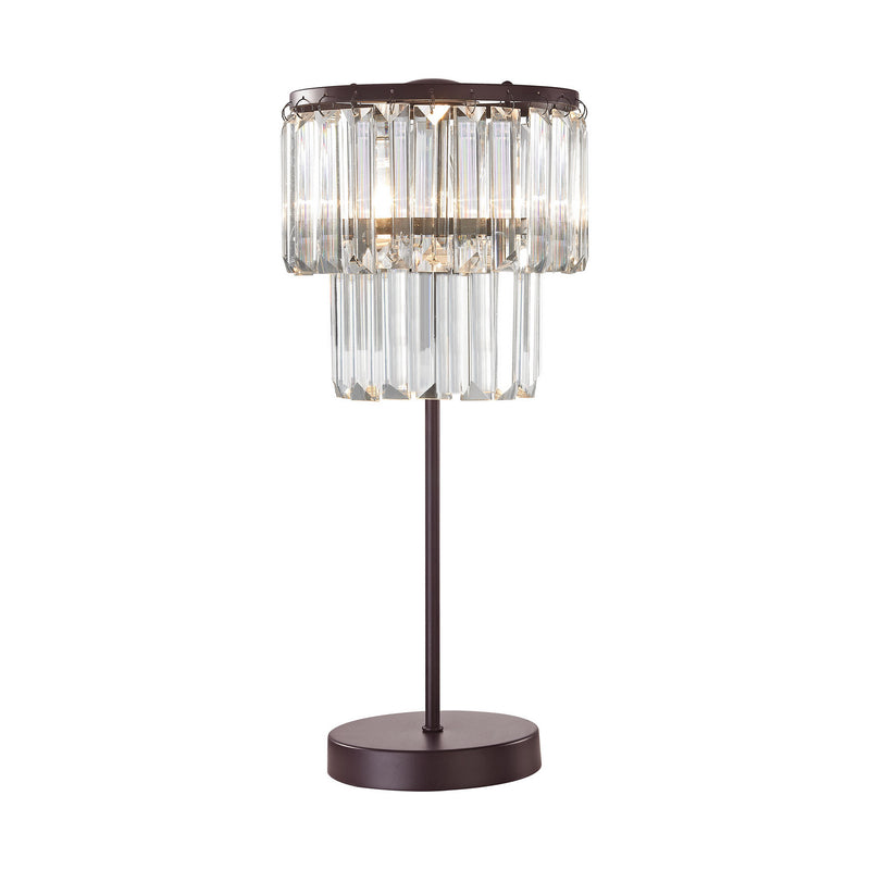 ELK Home D3014 One Light Table Lamp, Oil Rubbed Bronze Finish-LightingWellCo