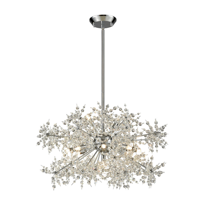 ELK Home 11894/11 11 Light Chandelier, Polished Chrome Finish-LightingWellCo