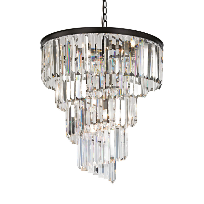 ELK Home 14218/9 Nine Light Chandelier, Oil Rubbed Bronze Finish-LightingWellCo