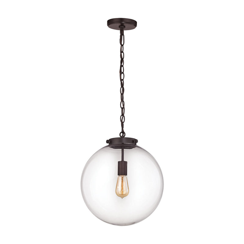 ELK Home 16373/1 One Light Pendant, Oil Rubbed Bronze Finish - At LightingWellCo