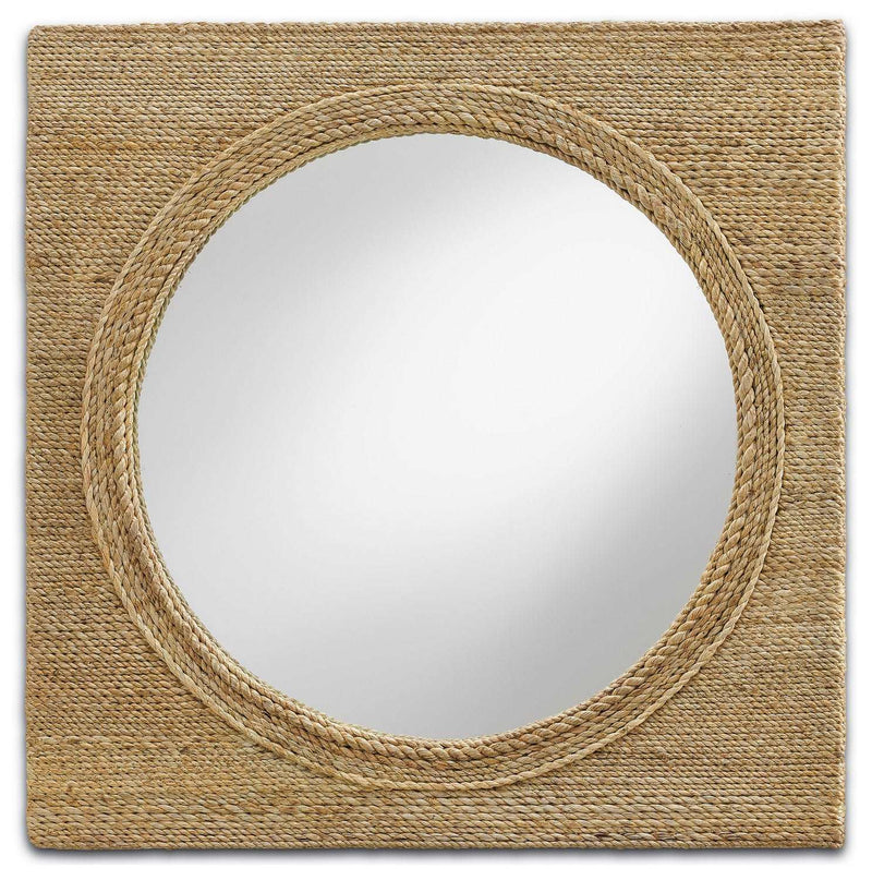 Currey and Company 1000-0004 Mirror, Natural/Mirror Finish - LightingWellCo