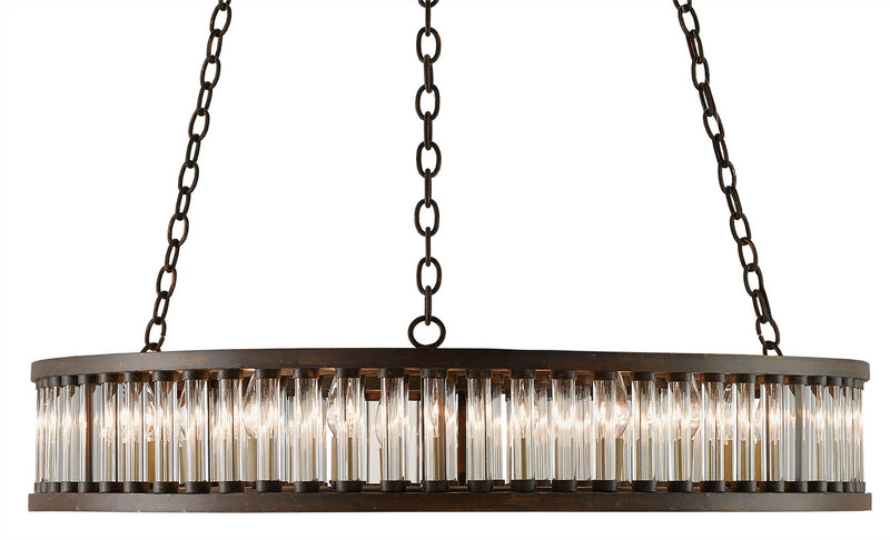 Currey and Company 9000-0045 24 Light Chandelier, Bronze Verdigris Finish - LightingWellCo