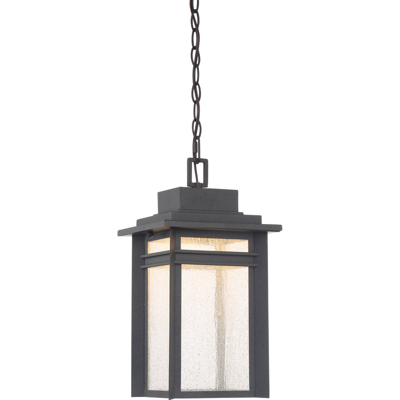 Quoizel BEC1909SBK LED Outdoor Hanging Lantern, Stone Black Finish - LightingWellCo