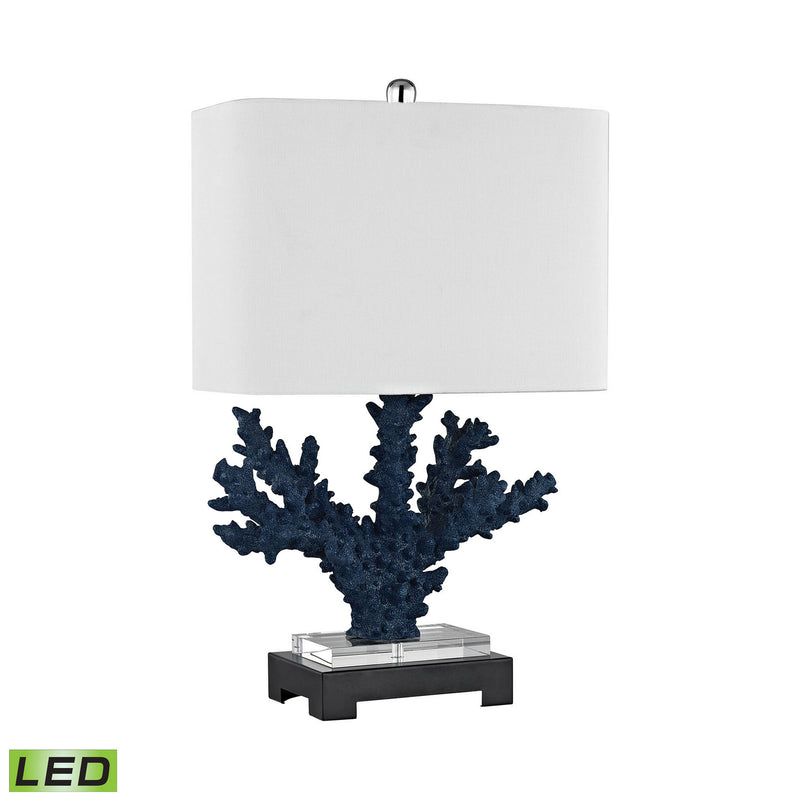 ELK Home D3026-LED LED Table Lamp, Navy Finish-LightingWellCo