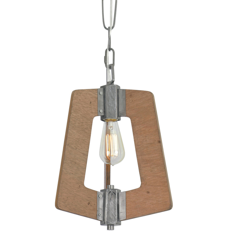 Varaluz 268M01SLW One Light Mini Pendant, Steel Finish - LightingWellCo