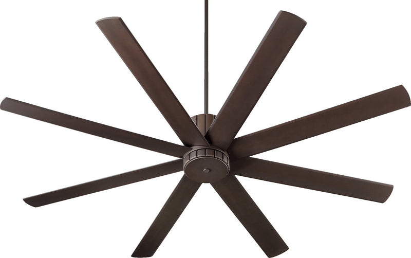 Quorum 96728-86 72``Ceiling Fan, Oiled Bronze Finish - LightingWellCo