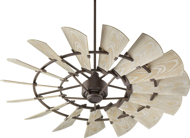 Quorum 196015-86 60``Patio Fan, Oiled Bronze Finish - LightingWellCo