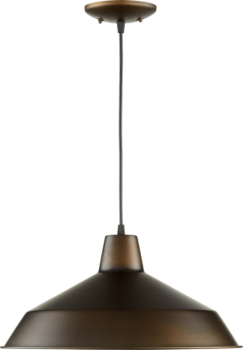 Quorum 6822-86 One Light Pendant, Oiled Bronze Finish - LightingWellCo