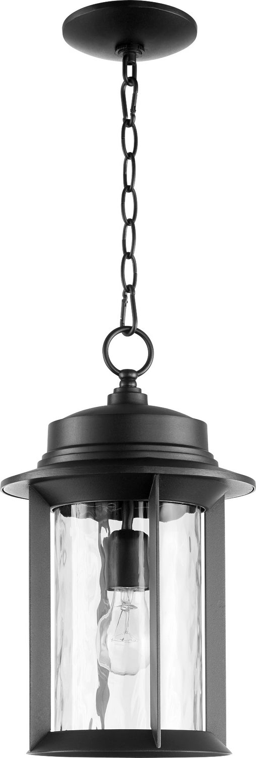 Quorum 7247-9-69 One Light Outdoor Lantern, Black Finish - LightingWellCo