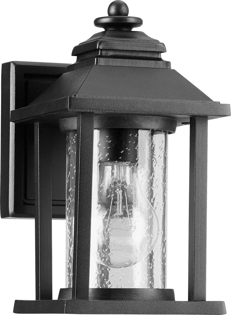 Quorum 7270-69 One Light Outdoor Lantern, Black Finish - LightingWellCo
