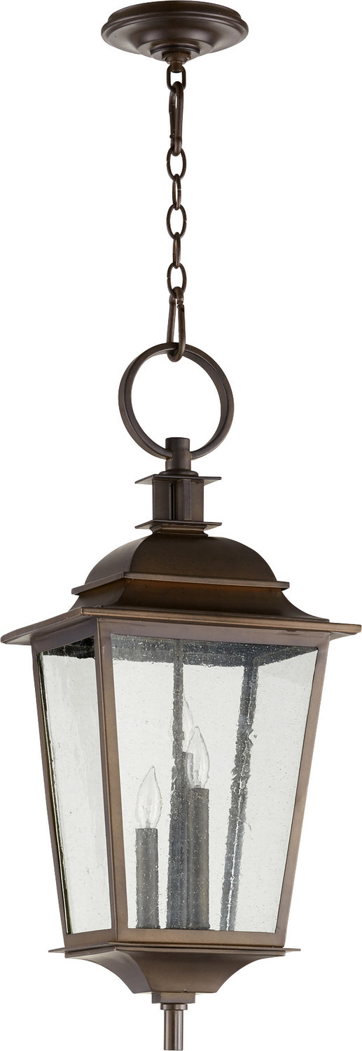 Quorum 7731-3-86 Three Light Outdoor Lantern, Oiled Bronze Finish - LightingWellCo