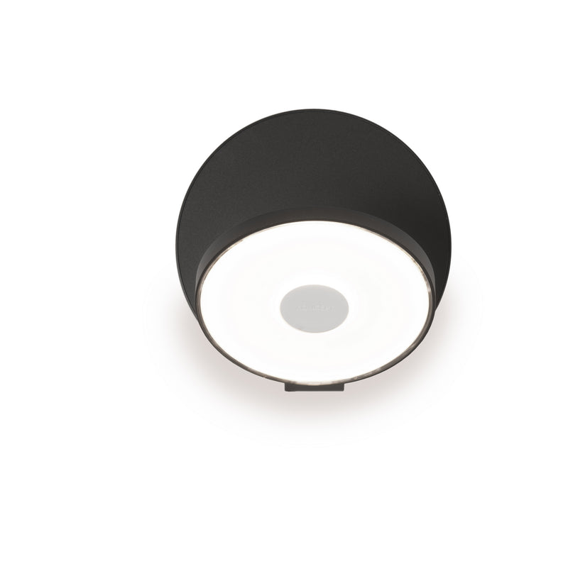 Koncept GRW-S-MBK-MBK-HW LED Wall Sconce, Metallic Black, Metallic Black Finish - LightingWellCo
