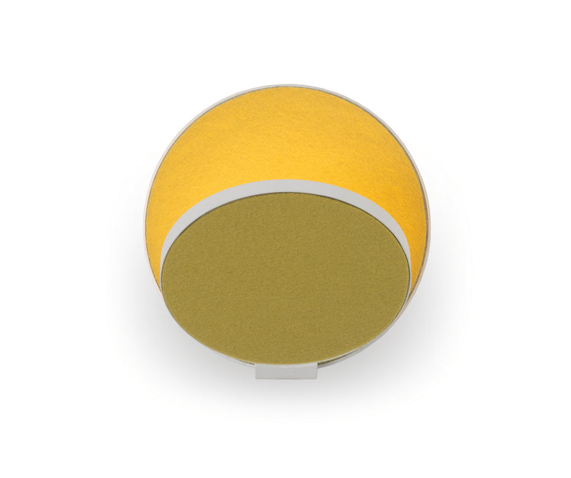 Koncept GRW-S-MWT-HDF-HW LED Wall Sconce, Matte White, Honeydew Felt Finish - LightingWellCo