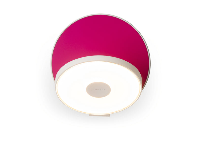 Koncept GRW-S-MWT-MHP-HW LED Wall Sconce, Matte White, Matte Hot Pink Finish - LightingWellCo