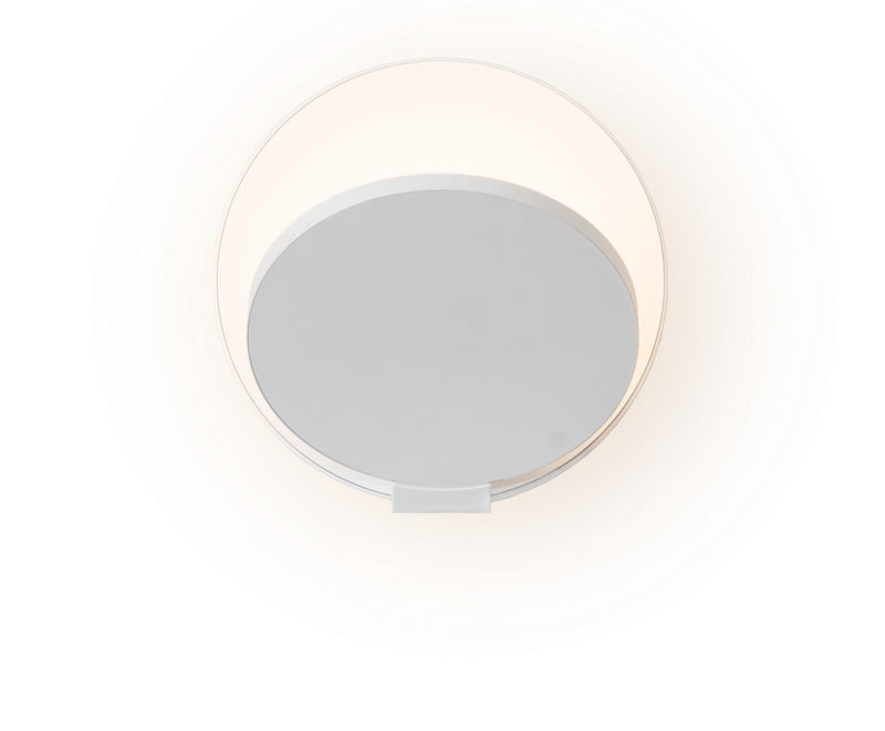 Koncept GRW-S-MWT-MWT-PI LED Wall Sconce, Matte White, Matte White Finish - LightingWellCo