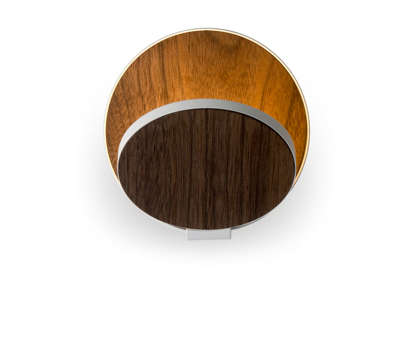 Koncept GRW-S-MWT-OWT-PI LED Wall Sconce, Matte White, Oiled Walnut Finish - LightingWellCo