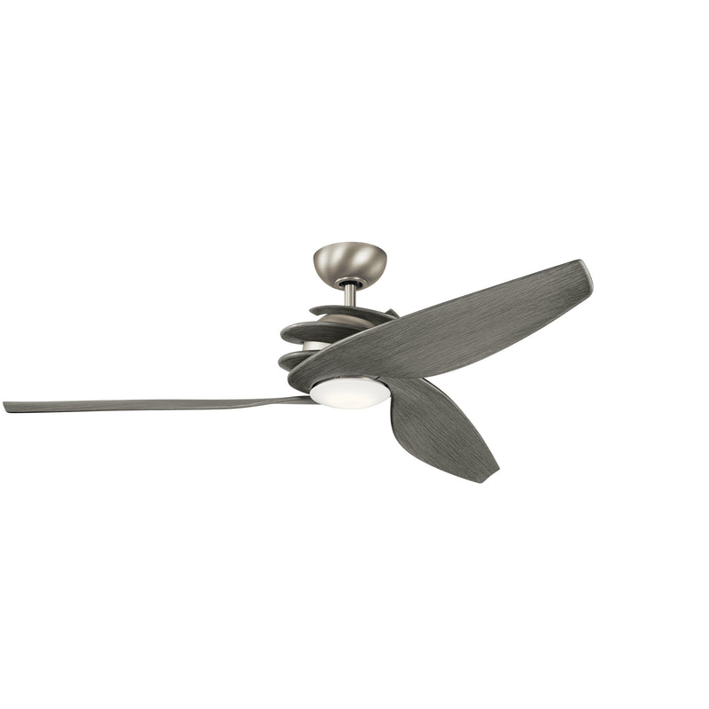 Kichler 300700NI7 62``Ceiling Fan, Brushed Nickel Finish - LightingWellCo