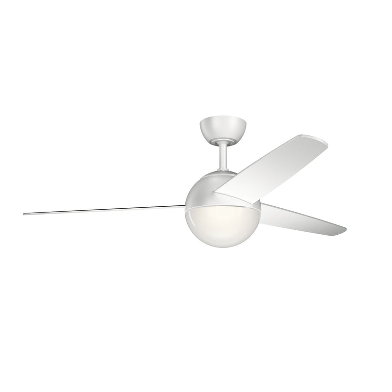 Kichler 300710MWH 56``Ceiling Fan, Matte White Finish - LightingWellCo