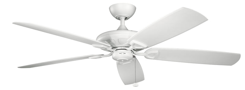 Kichler 310150MWH 60``Ceiling Fan, Matte White Finish - LightingWellCo