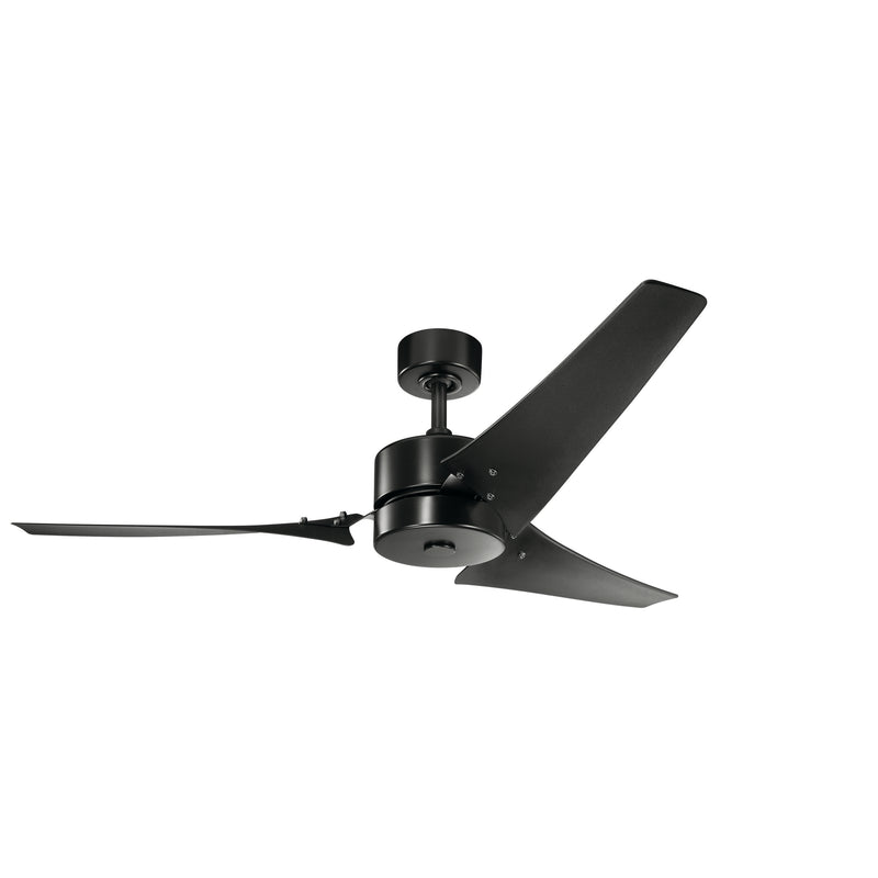 Kichler 330010SBK 60``Ceiling Fan, Satin Black Finish - LightingWellCo