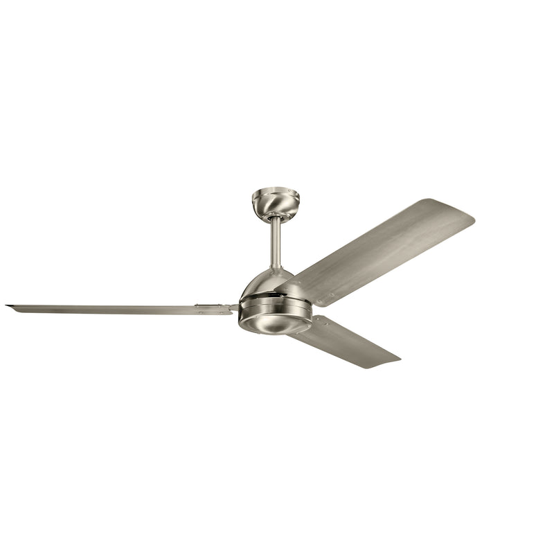 Kichler 330025BSS 56``Ceiling Fan, Brushed Stainless Steel Finish - LightingWellCo