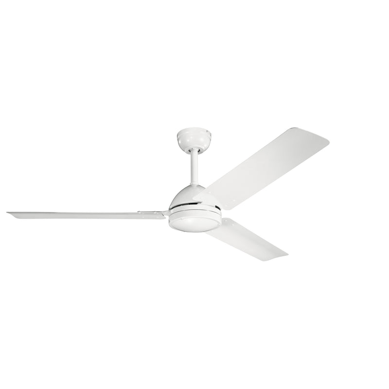 Kichler 330025WH 56``Ceiling Fan, White Finish - LightingWellCo