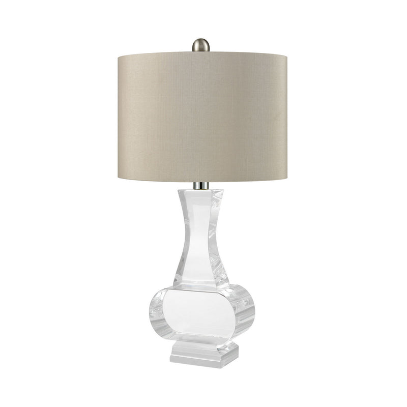ELK Home D3365 One Light Table Lamp, Clear Finish-LightingWellCo