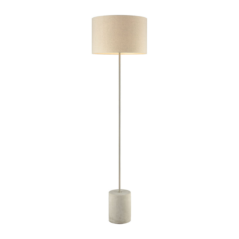ELK Home D3452 One Light Floor Lamp, Nickel Finish-LightingWellCo
