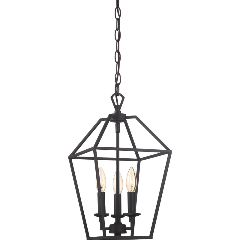 Quoizel AVY5203PN Three Light Foyer Pendant, Palladian Bronze Finish - LightingWellCo