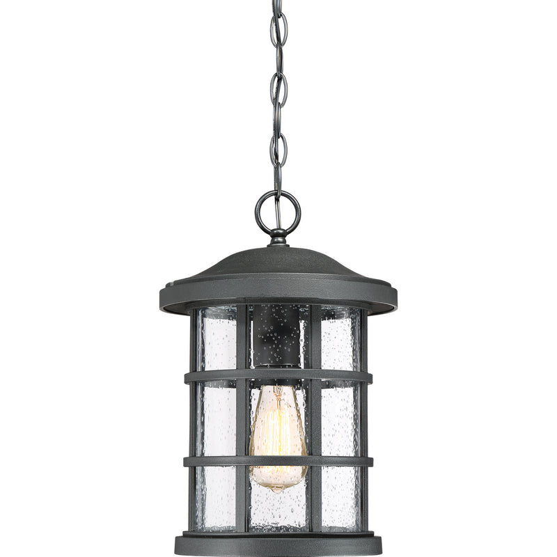 Quoizel CSE1910EK One Light Outdoor Hanging Lantern, Earth Black Finish - LightingWellCo