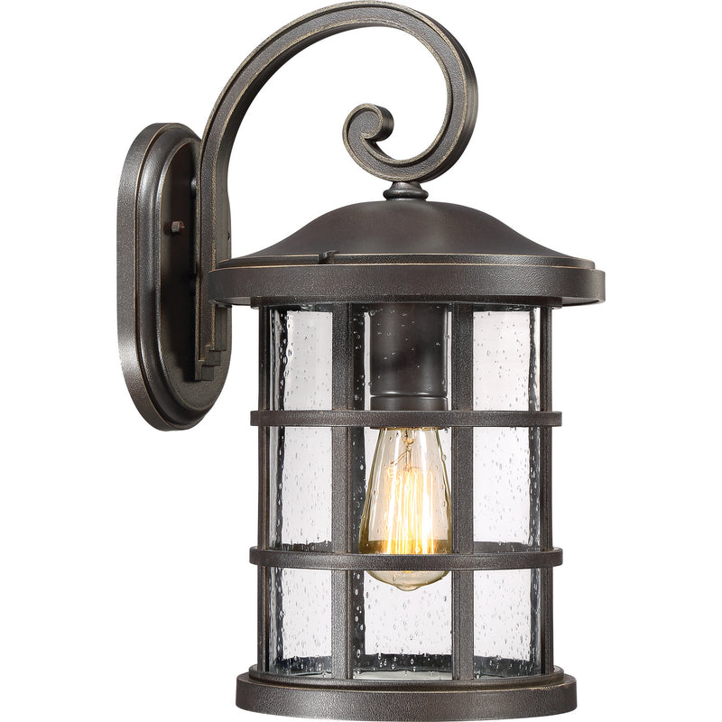 Quoizel CSE8410PN One Light Outdoor Wall Lantern, Palladian Bronze Finish - LightingWellCo